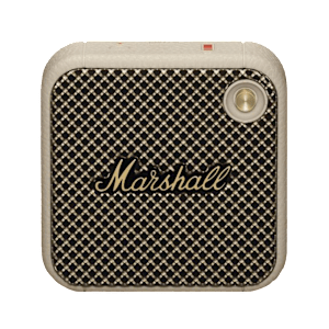 Marshall Willen Portable Bluetooth Speaker (IP67 Water & Dust Resistant, 15 Hours of Playback Time, Mono Channel, Cream)