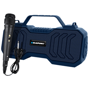 Blaupunkt Atomik BB20 20W Bluetooth Party Speaker with Mic (Karaoke Ready, 2.0 Channel, Royal Blue)