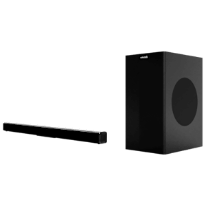 Croma 120W Soundbar with Remote (Preset EQ Modes, 2.1 Channel, Black)