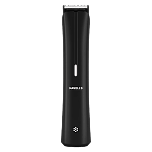 HAVELLS  BT6112 Rechargeable Cordless Wet Trimmer for Beard, Body & Hair with 12 Length Settings for Men (90mins Runtime, Fast Charging, Black)