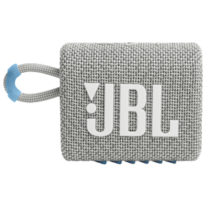 JBL Go 3 Eco 4.2W Portable Bluetooth Speaker (IP67 Water Proof, 5 Hours Playtime, Stereo Channel, White)