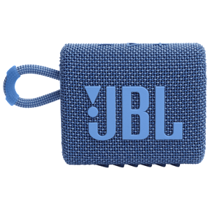 JBL Go 3 Eco 4.2W Portable Bluetooth Speaker (IP67 Water Proof, 5 Hours Playtime, Stereo Channel, Blue)