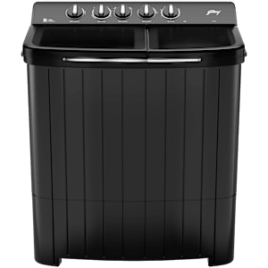 Godrej 10 kg 5 Star Semi Automatic Washing Machine with Aqua Power Pulsator (Edge Rio, WS EDGE RIO 100 5.0 TB3 SLGR, Slate Grey)