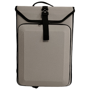 soundREVO SRMBCGY02 Polyester Laptop Backpack for 15.6 Inch Laptop (Hard Shell Design, Grey)