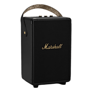 Marshall Tufton 80W Portable Bluetooth Speaker (IPX2 Water Resistant, Multi Directional Sound, Stereo Channel, Black & Brass)