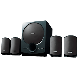 SONY SA-D40 4.1 80W Multimedia Speaker (Surround Sound, 4.1 Channel, Black)