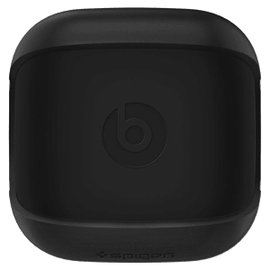 spigen Liquid Air Silicone Full Cover Case Powerbeats Pro (Shock Absorbent, ASD00258, Black)