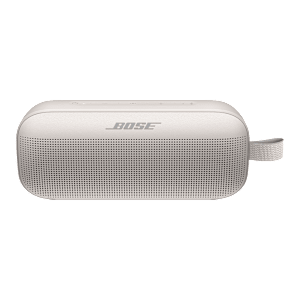 BOSE SoundLink Flex Portable Bluetooth Speaker (IPX67 Water Resistant, Rich Sound, Stereo Channel, White)