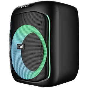 boAt Party Pal 195 50W Portable Bluetooth Speaker (RGB Light, 1.0 Channel, Midnight Black)