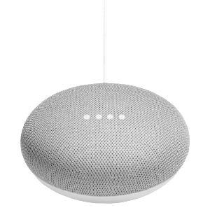 Google Home Mini with Google Assistant Compatible Smart Wi-Fi Speaker (Far-Field Voice Recognition, Grey)