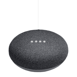 Google Home Mini with Google Assistant Compatible Smart Wi-Fi Speaker (Far-Field Voice Recognition, Black)