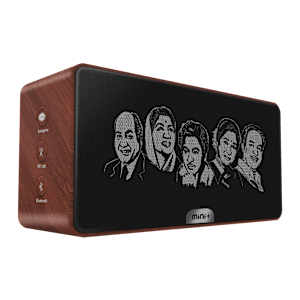 SAREGAMA Carvaan Mini Plus Portable Bluetooth Speaker (Handsfree Calling, Vintage Brown)