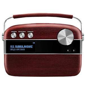 SAREGAMA Carvaan Tamil 6W Portable Bluetooth Speaker (5 Hours Playtime, Stereo Channel, Red)