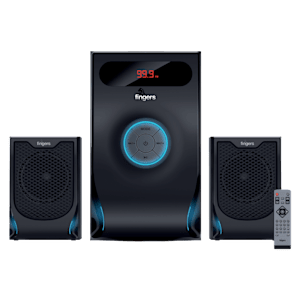 fingers Joshhh 20W Multimedia Speaker (Powerful Bass, 2.1 Channel, Classic Black)