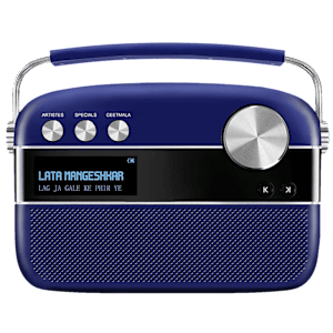 SAREGAMA Carvaan Premium 6W Portable Bluetooth Speaker (5 Hours Playtime, Royal Blue)