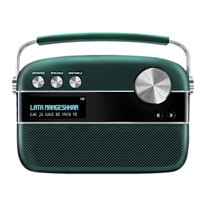 SAREGAMA Carvaan Premium Hindi 10W Portable Bluetooth Speaker (5 Hours Playtime, 2.0 Channel, Emerald Green)