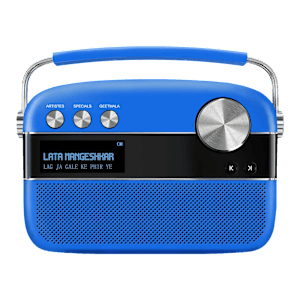 SAREGAMA Carvaan Premium Hindi 10W Portable Bluetooth Speaker (5 Hours Playtime, 2.0 Channel, Cobalt Blue)