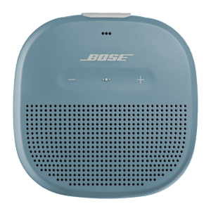 BOSE SoundLink Micro 5W Portable Bluetooth Speaker (IPX67 Water Resistant, Stereo Sound, Mono Speaker, Stone Blue)