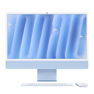 Apple iMac 24 Inch 4.5K Retina Display 2024 (24GB, 512GB, M4 Chip, macOS Sequoia, Blue)