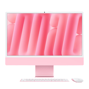 Apple iMac 24 Inch 4.5K Retina Display 2024 (16GB, 256GB, M4 Chip, macOS Sequoia, Pink)