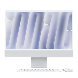 Apple iMac 24 Inch 4.5K Retina Display 2024 (16GB, 256GB, M4 Chip, macOS Sequoia, Silver)