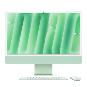 Apple iMac 24 Inch 4.5K Retina Display 2024 (16GB, 256GB, M4 Chip, macOS Sequoia, Green)