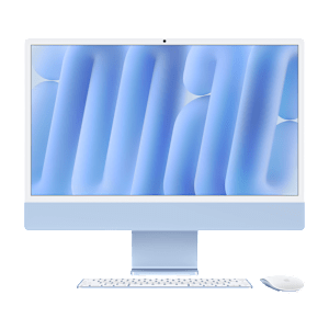 Apple iMac 24 Inch 4.5K Retina Display 2024 (16GB, 512GB, M4 Chip, macOS Sequoia, Blue)