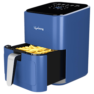 Lifelong LLHFD450 4L 1200 Watt Digital Air Fryer with 7 Preset Menus (Blue)