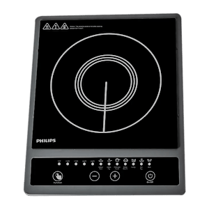 PHILIPS 1300W Induction Cooktop with 7 Preset Menus 