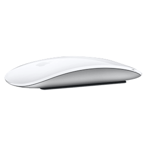 Apple Magic Rechargeable Bluetooth Wireless Mouse with Multi-Touch Surface (Pairs Automatically, White)