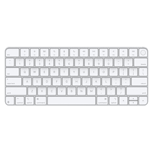 Apple Magic Rechargeable Bluetooth Wireless Keyboard with Multimedia Keys (Touch ID, White)