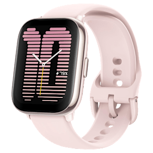 Amazfit Active Smartwatch with Bluetooth Calling (44mm AMOLED Display, 5ATM Water Resistant, Petal Pink Strap)