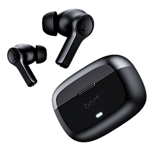 boAt Nirvana Lucid TWS Earbuds with Active Noise Cancellation (IPX5 Water Resistant, ASAP Charge, Gunmetal Black)