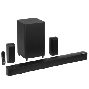 Croma 400W Bluetooth Soundbar with Remote (Dolby Audio, 5.1 Channel, Black)