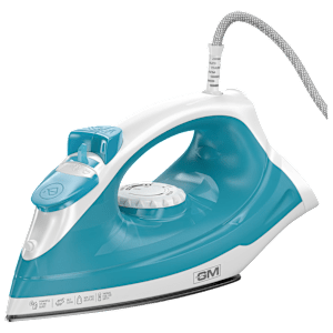 GM G-Swift 1250 Watts 160ml Steam Iron (Self Cleaning, 45SISW121BLPLFT, Blue)