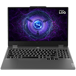 Lenovo LOQ 15ARP9 AMD Ryzen 5 Gaming Laptop (24GB, 512GB SSD, Windows 11 Home, 6GB Graphics, 15.6 inch 144 Hz Full HD IPS Display, NVIDIA GeForce RTX 3050, MS Office 2021, Luna Grey, 2.38 KG)