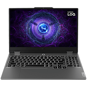 Lenovo LOQ 15ARP9 AMD Ryzen 7 Gaming Laptop (24GB, 512GB SSD, Windows 11 Home, 8GB Graphics, 15.6 inch 144 Hz Full HD IPS Display, NVIDIA GeForce RTX 4060, MS Office 2021, Luna Grey, 2.38 KG)