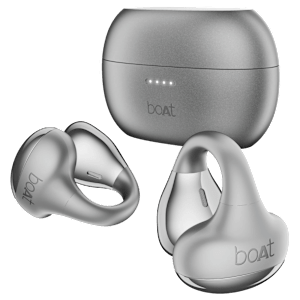 boAt Airdopes Loop TWS Earbuds with Noise Isolation (IPX4 Splash and Sweat Resistant, ASAP Charge, Cool Grey)