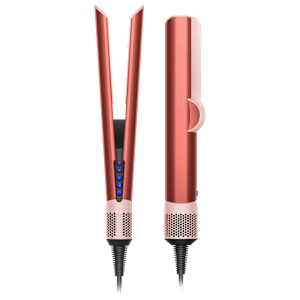 Dyson Airstrait Hair Straightener with No Heat Damage Technology (Dyson Hyperdymium Motor, Strawberry Bronze and Blush Pink)