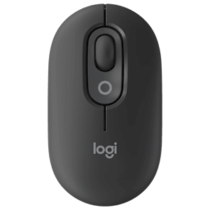 logitech POP Bluetooth Wireless Optical Performance Mouse with Emoji Software (4000 DPI Adjustable, 3 Easy Switch Channels, Graphite)