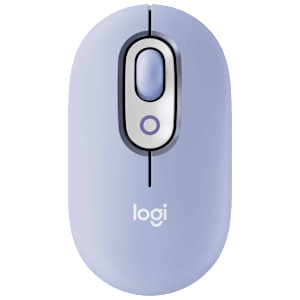 logitech POP Bluetooth Wireless Optical Performance Mouse with Emoji Software (4000 DPI Adjustable, 3 Easy Switch Channels, Lilac)