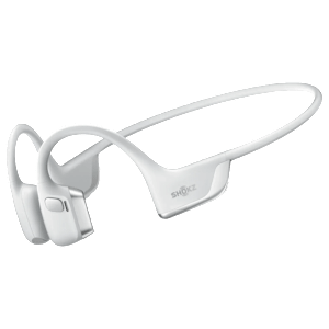 SHOKZ OpenRun Pro 2 Bone Conduction Bluetooth Headphone with Active Noise Cancellation (IP55 Water Resistant, Quick Charge, Silver)