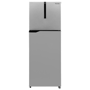 Panasonic 292 Litres 2 Star Frost Free Double Door Refrigerator with Surround Cooling (NR-TG332BUSN, Silver)