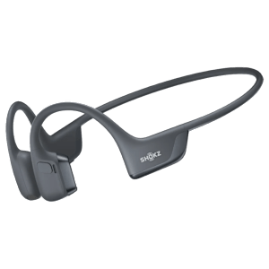 SHOKZ OpenRun Pro 2 Bone Conduction Bluetooth Headphone with Active Noise Cancellation (IP55 Water Resistant, Quick Charge, Black)