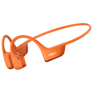 SHOKZ OpenRun Pro 2 Bone Conduction Bluetooth Headphone with Active Noise Cancellation (IP55 Water Resistant, Quick Charge, Orange)