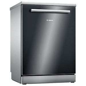 BOSCH Series 6 15 Place Settings Free Standing Dishwasher with Eco Silence Drive (No Pre-rinse Required, Black)