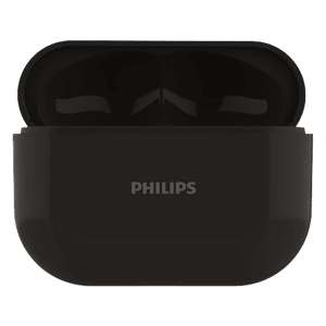 PHILIPS TAT1169BK/94 TWS Earbuds with Environmental Noise Cancellation (IPX4 Splash & Sweat Resistant, Dynamic Drivers, Black)