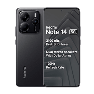 Redmi Note 14 5G (6GB RAM, 128GB, Titan Black)