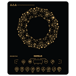 HAVELLS Evo Cook TC20 2000W Induction Cooktop with 8 Preset Modes