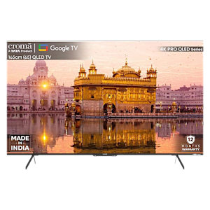 Croma 165 cm (65 inch) QLED 4K Ultra HD Google TV with Dolby Vision & Dolby Atmos (2024 model)